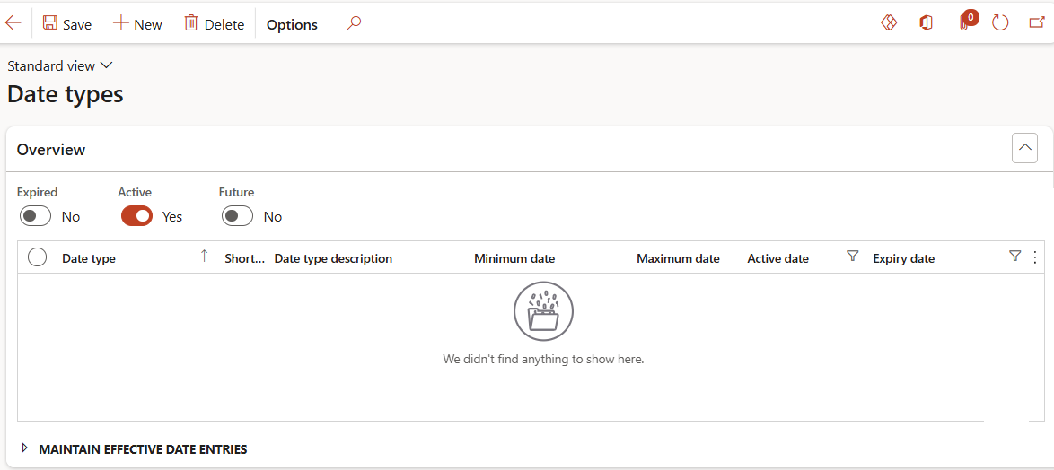 Date types